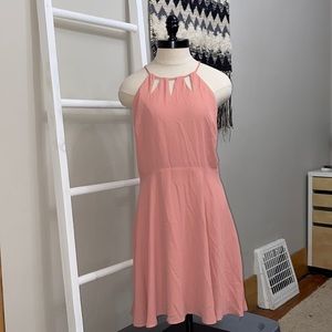 NWT! Express Light Pink Halter Dress